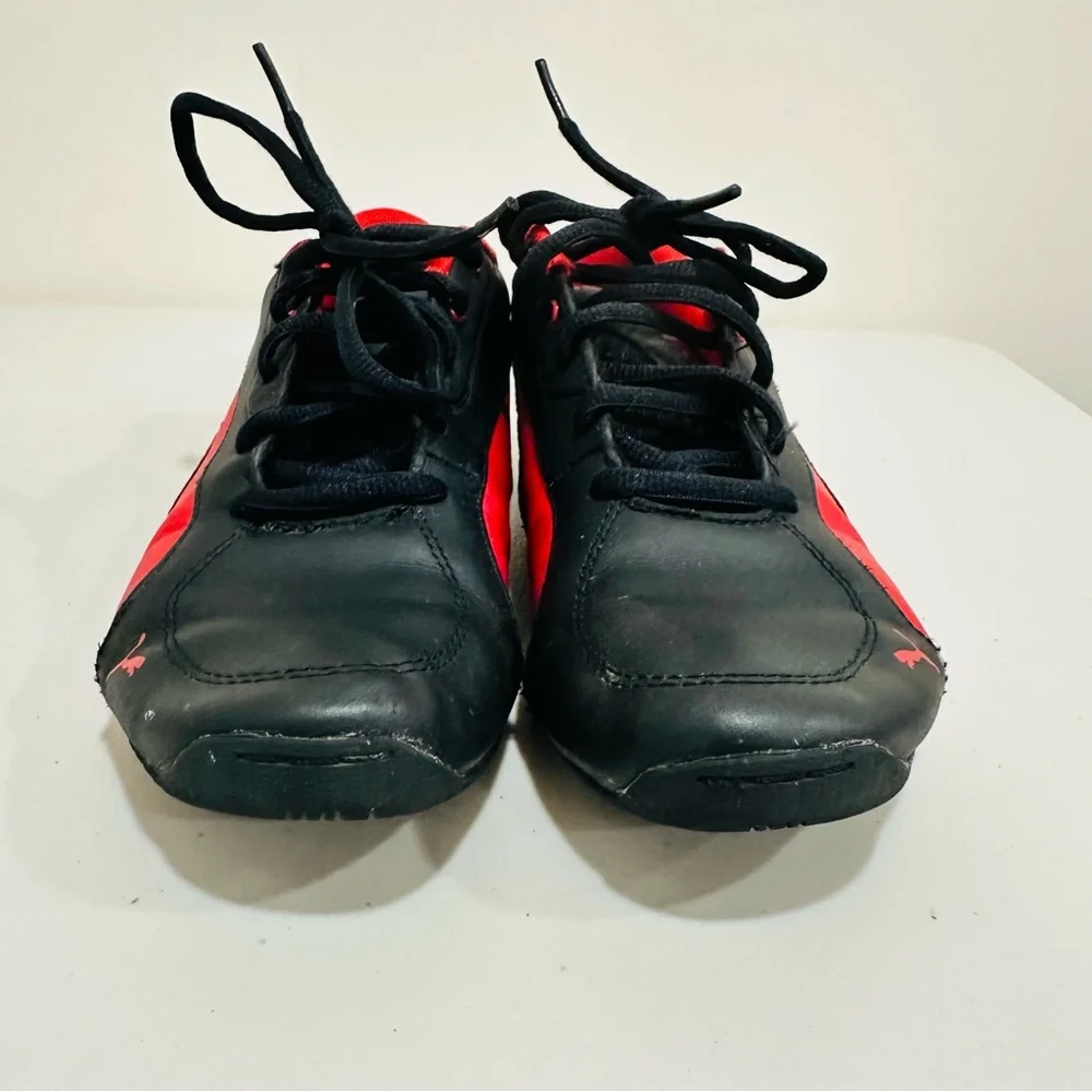 Puma Scuderia Ferrari Drift Cat 5 L Nu Black Red Lace Up Sneakers Shoes 36096904